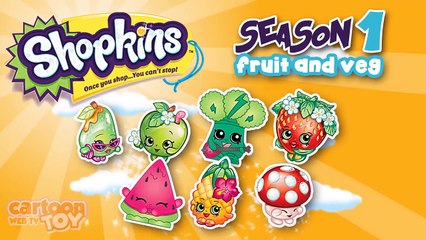 Shopkins Season 1 Fruit and Veg Team Characters by Cartoons Toy WebTV