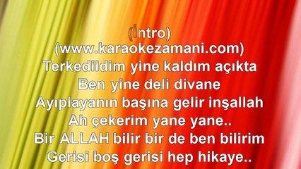 Kadir Cebi - Dert Faslı - 2014 TÜRKÇE KARAOKE