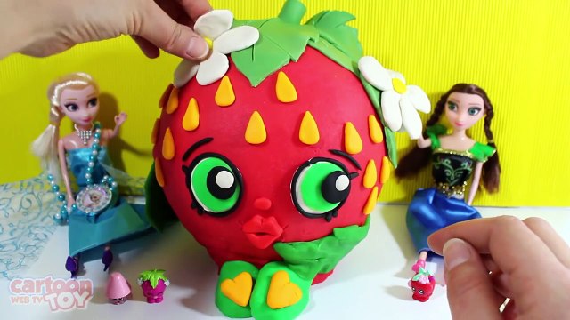 Shopkins Play Doh Giant Strawberry Kiss