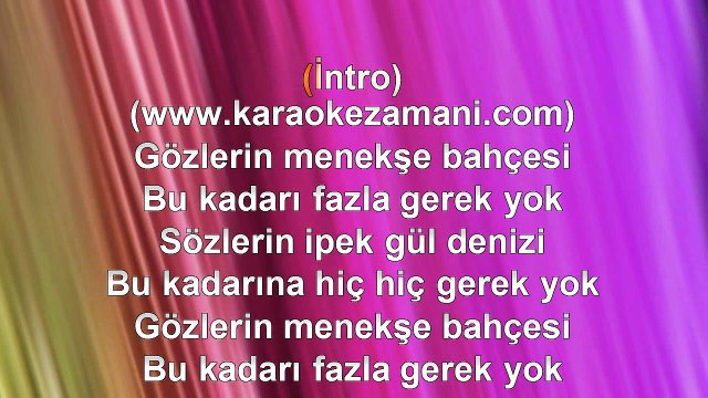 Kenan Doğulu - Ben Güzelden Anlarım - 1999 TÜRKÇE KARAOKE