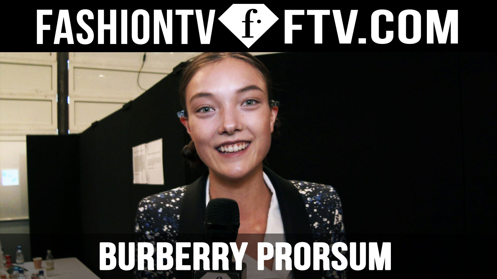 Backstage at Burberry Prorsum Spring 2016 Hairstyle | LFW | FTV.com