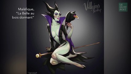 Les méchantes de Disney imaginées en pin-up