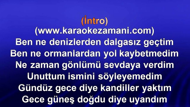 Kubat - Ödendi Günahın - (2013) TÜRKÇE KARAOKE