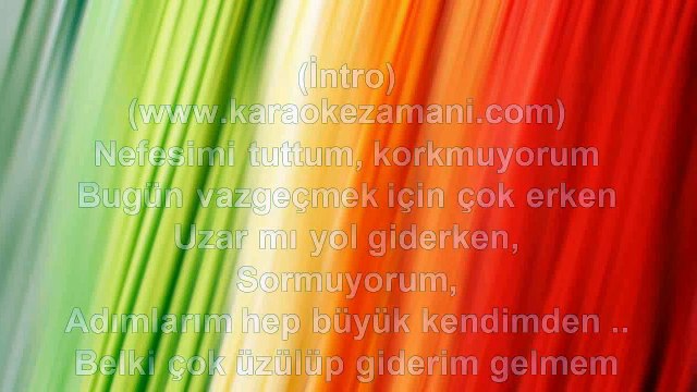 Kolpa - Hiç Bitmez Bu Masal - (2012) TÜRKÇE KARAOKE