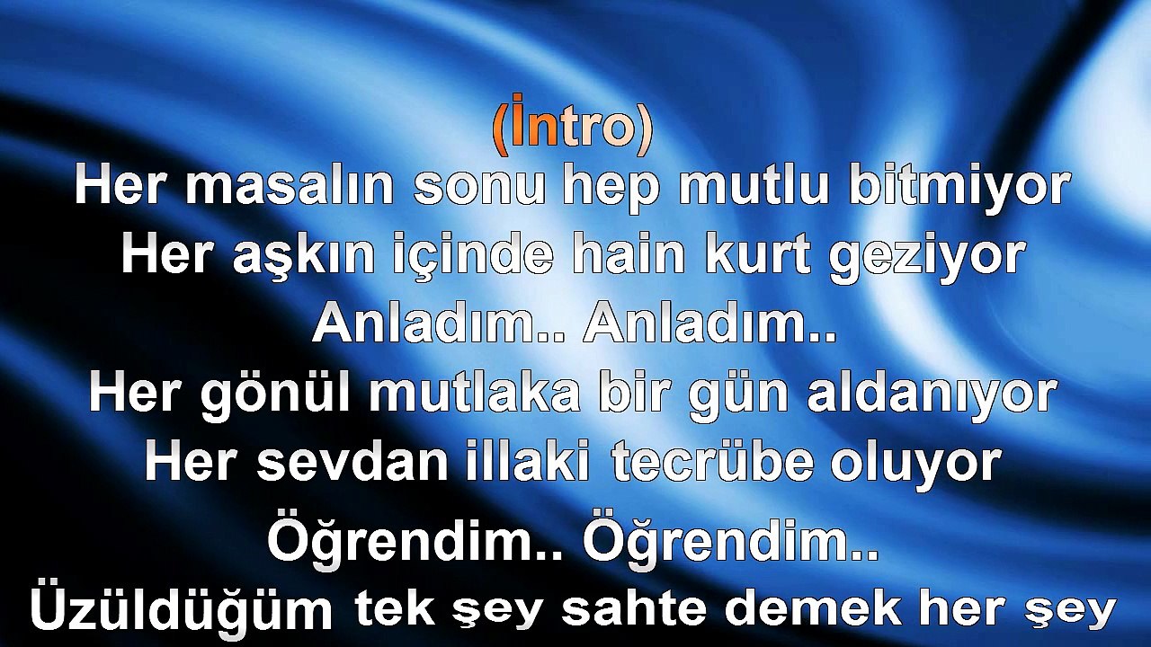 Koray Çapanoğlu - Cumartesi - 2012 TÜRKÇE KARAOKE