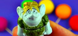 Lollipop Play-Doh Surprise Eggs Shopkins Cars 2 Disney Frozen Sweets Smurfs Trash Pack Toy FluffyJet