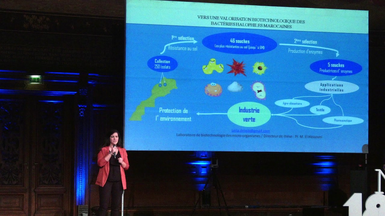 Leïla Drissi Kaitouni - Maroc - Finale internationale Ma thèse en 180 secondes 2015