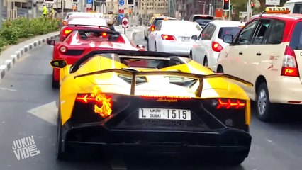 Lamborghini Catches Fire