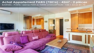 A vendre - Appartement (75016) - 2 pièces - 42m²