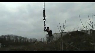 Jumping from the crane fun-videosmunch