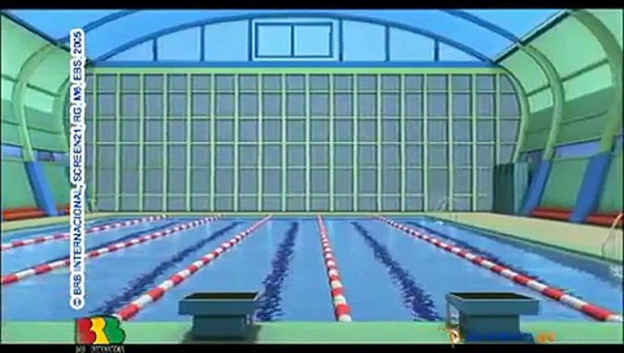 Bernard The Funny Bear Swimming
