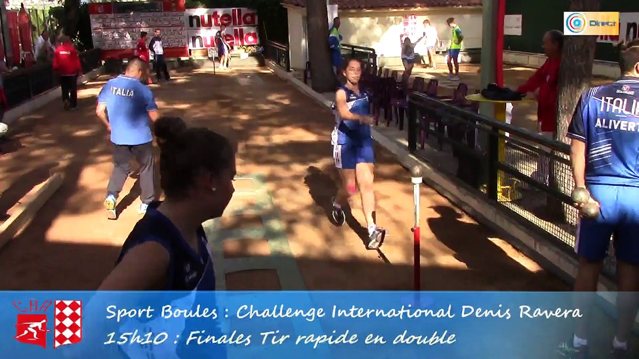 Finale tir rapide en double U25F, Challenge International Denis Ravera, Sport Boules, Monaco 2015