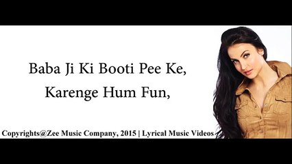 BAM BAM SONG - KIS KISKO PYAAR KARUN  WITH LYRICS