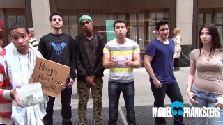 Stealing from Homeless People (Social Experiment) Stealing Prank Pranks 2014 Prank Gone Wr