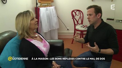 A la maison : les bons réflexes contre le mal de dos