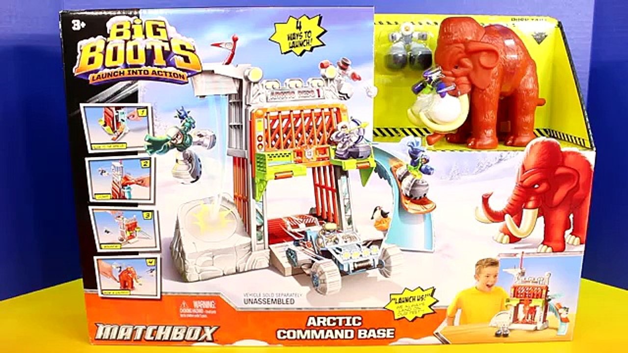 Matchbox Big Boots Artic Command Base Batman Robin Hulk Mammoth