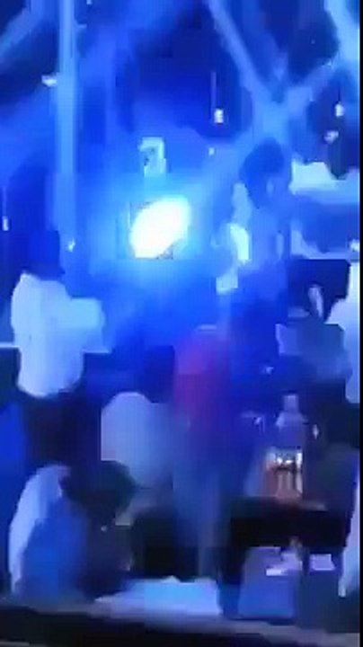 Badr Hari dancing with Cristiano Ronaldo Nightclub Theatro Marrakech