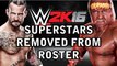 10 Superstars REMOVED from WWE 2K16