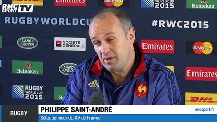 France-Irlande : Saint-André parle d'un "attentat" sur Papé