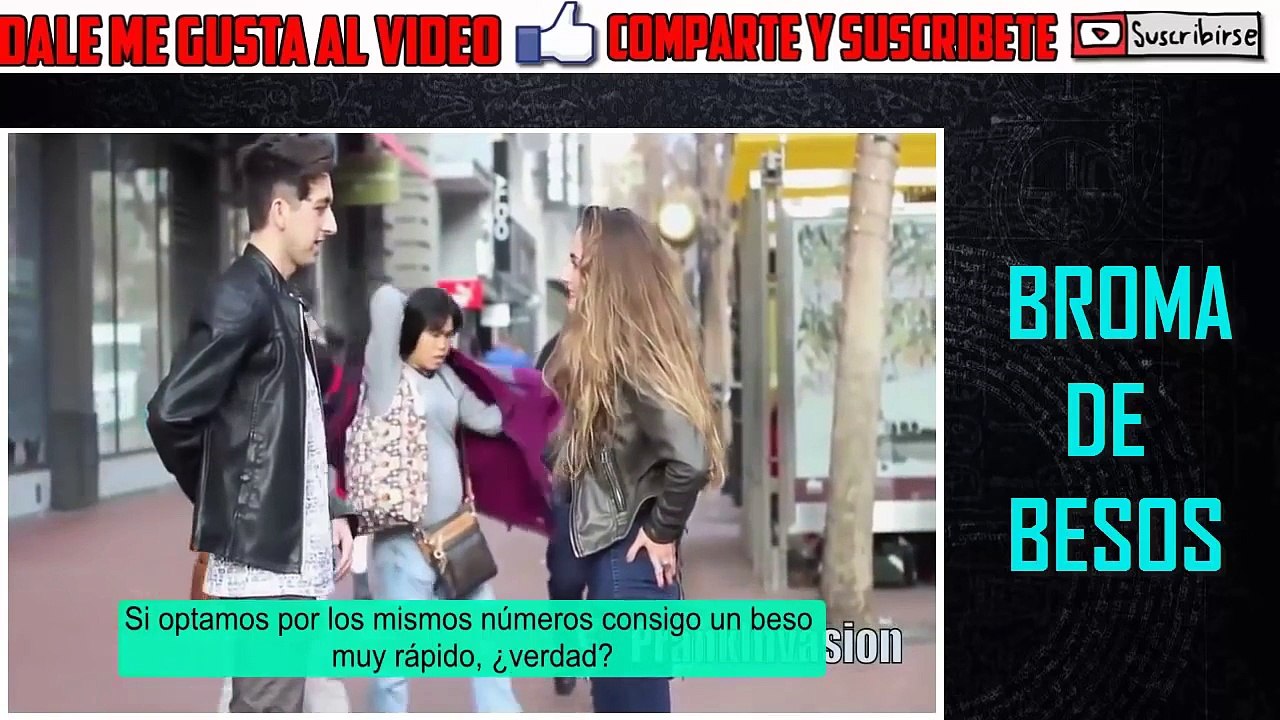 Besos Faciles a desconocidas en menos de 1 minuto Parte #2 Kissing Prank