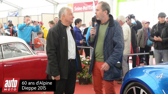 60 ans d'Alpine : Interview de Bernard Ollivier (Président d'Alpine) - Reportage vidéo Auto moto 2015