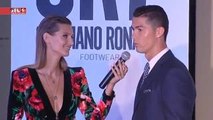Cristiano Ronaldo present CR7 footwear in Portugal