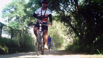 Mountain biking , 45 km, 28 bikers, Trilha da Cachoeira do Triângulo, Taubaté, SP, Brasil, 28 amigos, parte(36)