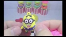 Play Doh surprise eggs appear character Peppa Pig, Mickey Mouse, Lego, Minions Banana funn