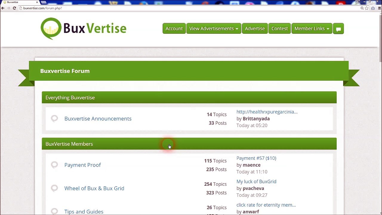 My 99th payment received from Buxvertise