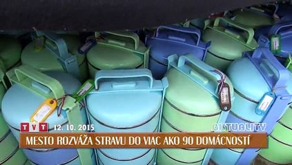 Mesto rozváža stravu