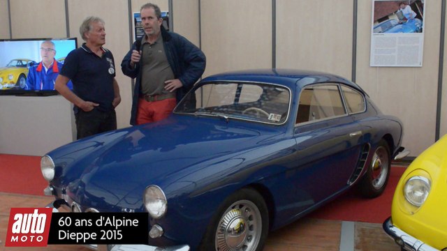 60 ans d'Alpine : Présentation de l'Alpine A106 - Reportage vidéo Auto moto 2015