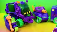 The Joker captures Batman in his Joker Plane Nightwing saves the day Imaginext !