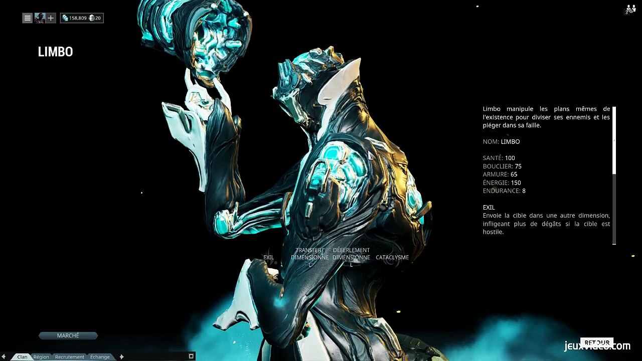 Guide Warframe - Présentation des Warframes - Limbo et Loki