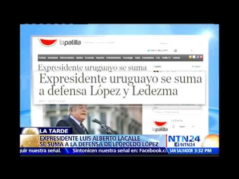 Expresidente uruguayo Luis Alberto Lacalle se unirá a la defensa de opositores venezolanos