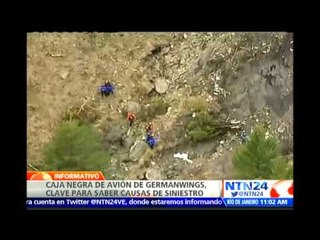 Expertos analizarán caja negra hallada del avión de Germanwings pese a que “está dañada”
