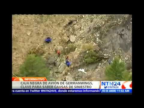 Expertos analizarán caja negra hallada del avión de Germanwings pese a que “está dañada”
