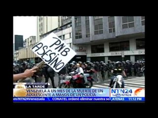 Se cumple un mes del asesinato en Venezuela del menor Kluiverth Roa a manos de un policía