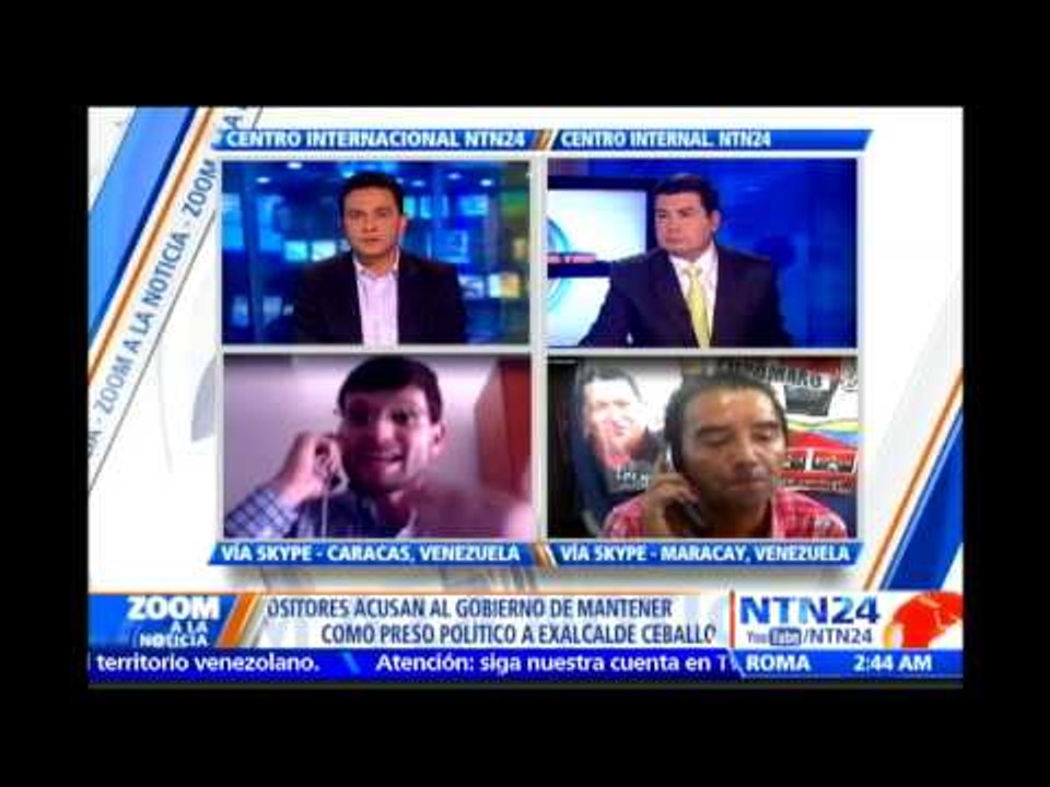 Oficialistas aseguraron en NTN24 que el exalcalde Daniel Ceballos debe continuar detenido