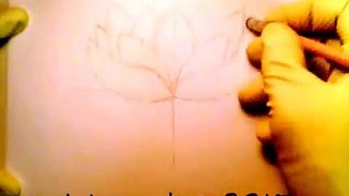 How To Draw A Lotus Flower Easy For Kids Como dibujar una flor de loto Fun2draw