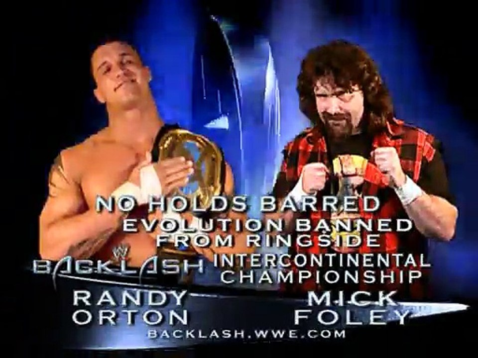 Mick Foley vs. Randy Orton