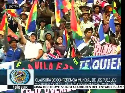 Bolivia: finaliza hoy Conferencia de Pueblos sobre Cambio Climático