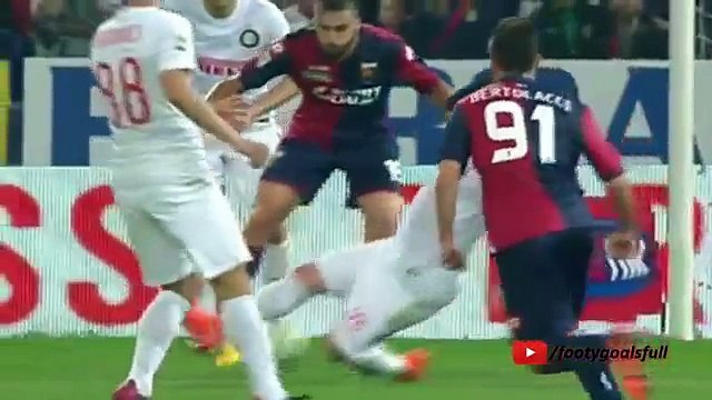 Genoa - Inter 3-2 risultato finale highlights Serie A
