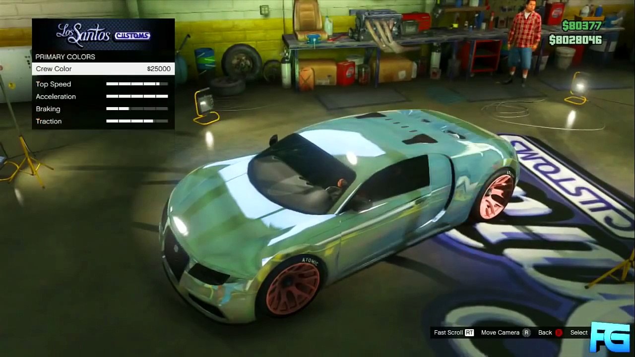 GTA 5 Two Tone Chrome Paint & Secondary Pearlescents GTA V Secret Paint