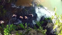 Uji Nyali Terjun Ke Danau