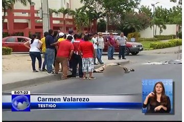 Reina del Camino atropelló a dos ancianos en avenida Narcisa de Jesús