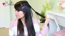 Dutch Braid & Hair Bow Half Updo Hairstyle for Medium Long Hair Tutorial
