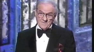 Karl Malden Salutes Michael Douglas - at the 1996 People's Choice Awards!!
