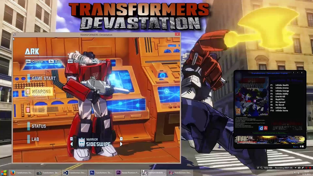 Transformers Devastation +10 Trainer [CODEX]