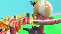 Grue - construction piscine et toboggan géant _ Truck City - E04 _ Jeux de construction [3D]