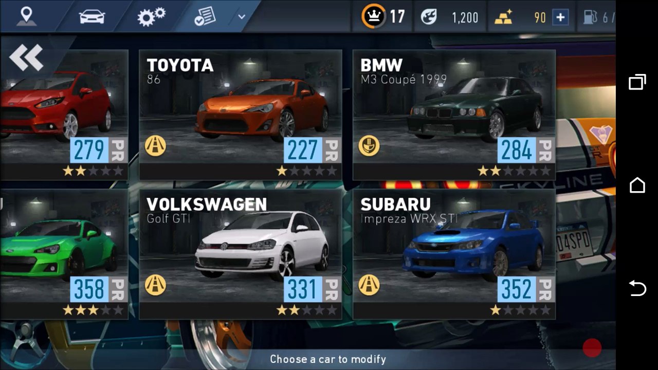 Need For Speed No Limits : Car Mod Preview